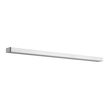 Aplică de perete argintiu-lucios LED (lungime 120 cm) Fabio – Trio