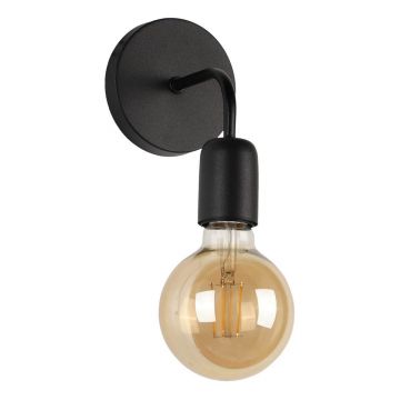 Aplică de perete neagră din metal Mosso – Squid Lighting