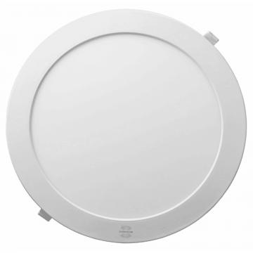 Aplica LED Hepol plastic, 24 W, temperatura ajustabila, alb, forma rotunda, senzor IP20, 300 mm