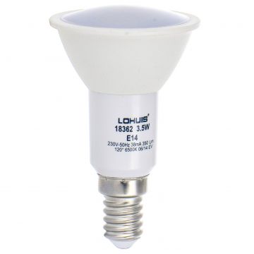 Bec E14- 24 leduri 3,5 W, lumina rece