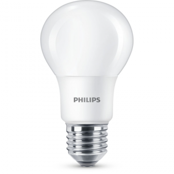 Bec LED Philips, E27, 7.5 - 60W, alb, lumina rece 6500 K