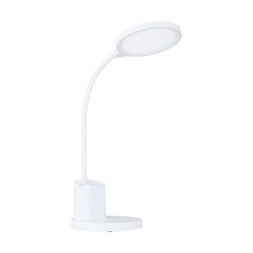 Lampa birou Rehamna, LED, plastic, alb, 55 x 15 cm