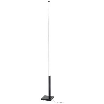 Lampadar Picacha, LED, aluminiu si otel, 13.5 W, negru, 20 x 20 x 150 cm