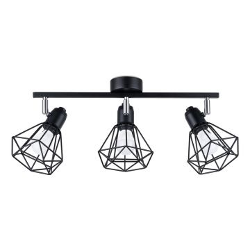 Plafonieră neagră ø 10 cm Varpu – Nice Lamps