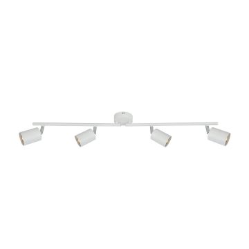 Spot Spike, LED, 4 x GU10, metal, alb, 79 cm