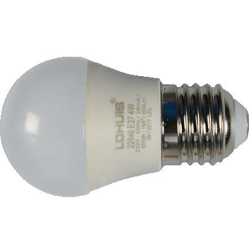 Bec Led Sferic E27/4W Lohuis Lumina Rece