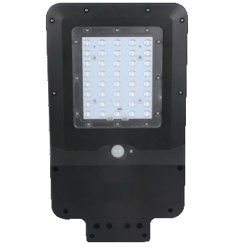 Corp iluminat stradal LED Lohuis, panou solar si senzor miscare, 15 W, lumina rece 6500 K