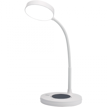 Lampa led birou Well LW03 WL, cu incarcare wireless, 5 W, lumina naturala