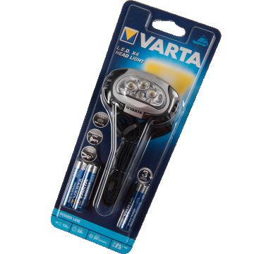 Lanterna cap Varta, 3 x AAA, 22 lm