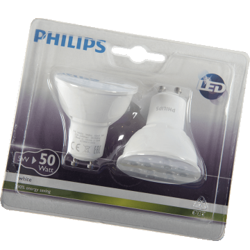 LED Phillips, 4,6-50W, GU10, 230V