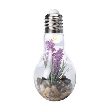 Veioza Bec, cu planta decorativa, 1xLED, 230 mm