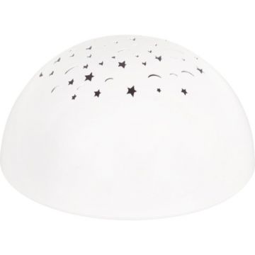 Veioza Lina Decor, plastic, alb, 1 x LED, 0,5 W, 80 mm