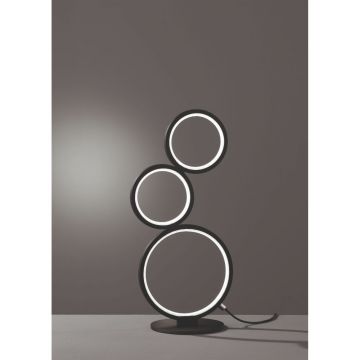 Veioza Rondo, negru, 1 X LED, 17W, 450 mm