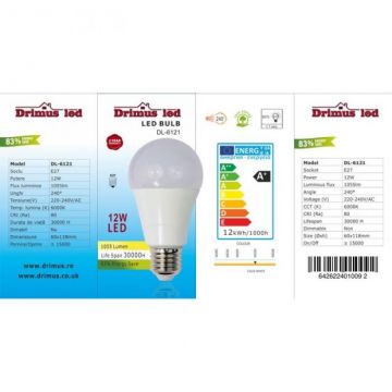 Bec LED 12W Lumina rece DL 6121