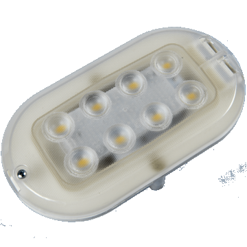 Lampa ovala cu led 4W IP44 360 Lumeni