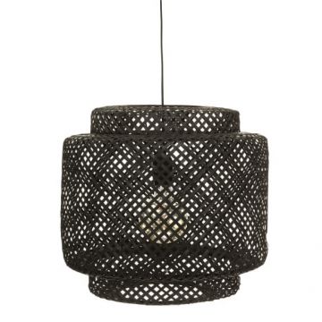 Lampa Libbe Bamboo Negru 40 Cm