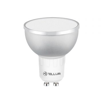 Bec inteligent LED Tellur TLL331201, Wi-Fi, Iluminare RGB, 460 Lumeni, 5W