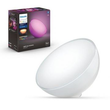 Lampa portabila LED RGBW Philips HUE Go, 6W (43W), 220-240V, ambianta alba color, 520lm, temperatura culoare variabila 2000-6500k, durata de viata 20.000 de ore