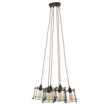 Mauro Ferretti CANDELABRU IN STIL INDUSTRIAL STICK 6 LUMINI CM 16X16X16 (SINGUR)