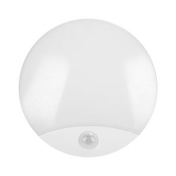 Aplica ADVITI Virazon AD-PL-6064WLPMR4, LED, 15W, 1050 lm, 4000K, IP44, senzor de miscare 360 de grade inclus