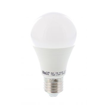 Bec cu LED cu senzor lumina A60 10W lumina naturala Well Cod EAN: 5948636034554