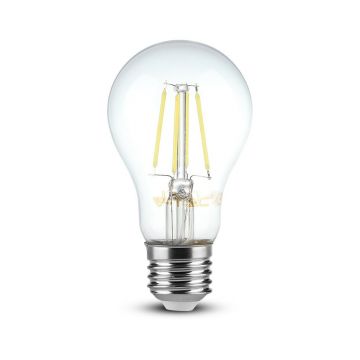 Bec LED - 8W Filament Patent E27 A67, Alb cald