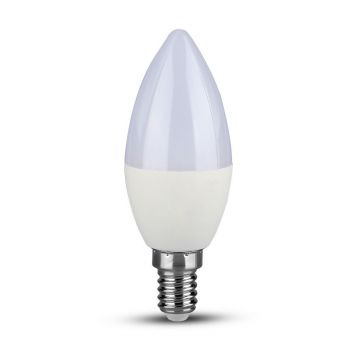 Bec LED - CIP SAMSUNG 7W E14 Plastic Lumânare 6400K