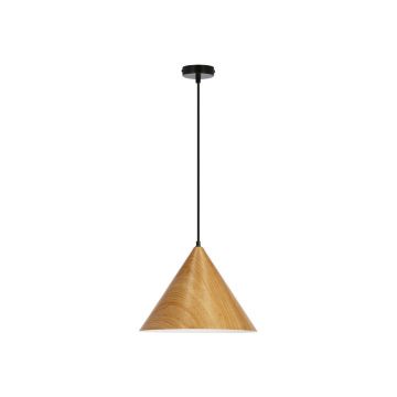 Lustră maro cu abajur din metal ø 32 cm Dunca – Candellux Lighting