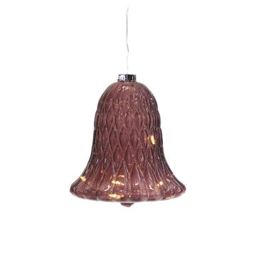 Decorațiune luminoasă burgundy ø 9 cm Luna – Sirius