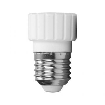 Adaptor soclu bec E27 la GU10 VIRONE LH/E27/GU10-13, alb