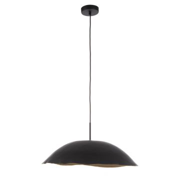 Lustra Mandla, Bizzotto, Ø60.5 x 25 cm, 1 x E27, 25W, metal, negru