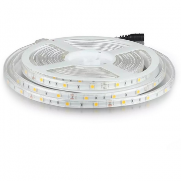 Banda LED 2460 SMD5050 30LED/M 4000K IP65 5m Alb neutru