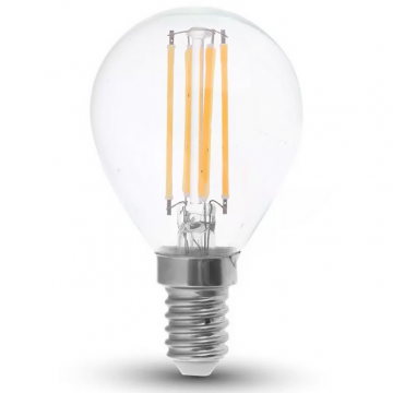 Bec cu filament LED SKU-2845 E14 P45 6W 2700K lumina alba calda