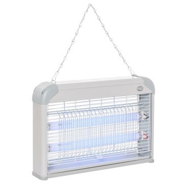 Outsunny Lampă Electrică Anti-Țânțari 20W, Acoperire Eficientă 37.5x8.5x26.5cm, Gri | Aosom Romania