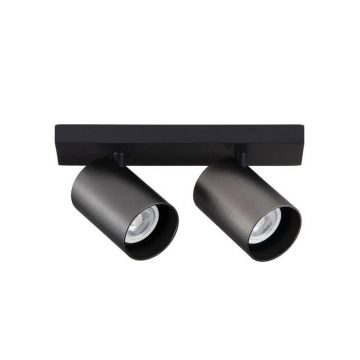 Plafoniera cu 2 Spoturi Yeelight Smart Spotlight, Spot LED Multicolor, Carcasa Neagra