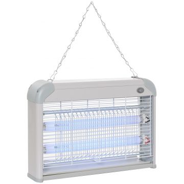 Outsunny Plasă Anti-Țânțari UV 20W, Protecție pentru Exterior și Interior, Eficientă și Ușor de Folosit | Aosom Romania