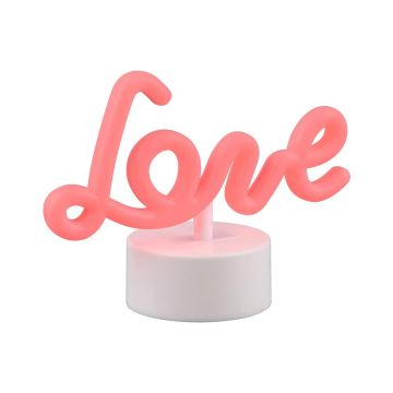 Decorațiune luminoasă neon roz 1 W Amor – Trio