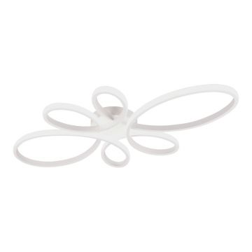 Plafonieră albă LED 45.5x83 cm Fly – Trio