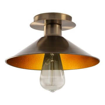 Plafonieră în culoarea bronz cu abajur din metal ø 24 cm Berceste – Opviq lights