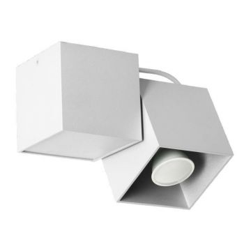 Lampa de tavan Lampex, Kraft 1 White, GU10, 40W