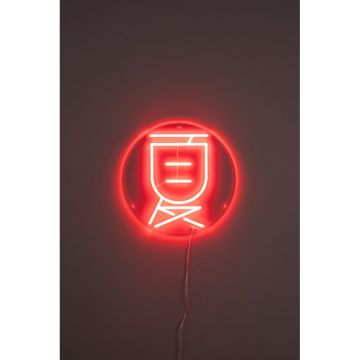 Decorațiune luminoasă neon roșie LED Sya – Dutchbone