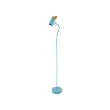 Lampadar albastru deschis cu abajur din metal (înălțime 133,5 cm) Mouse – GTV