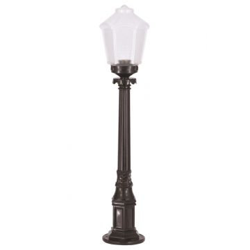 Lampadar de exterior M1B Negru 85x20 cm