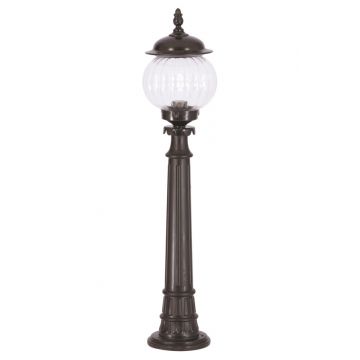 Lampadar de exterior M2B Negru 23x23 cm