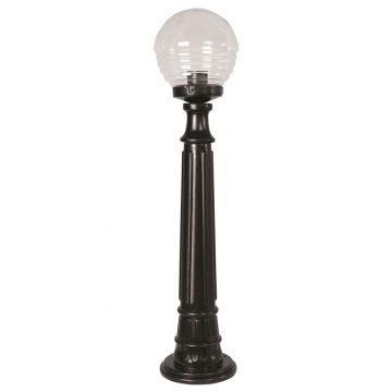 Lampadar de exterior M2B Negru 90x20 cm