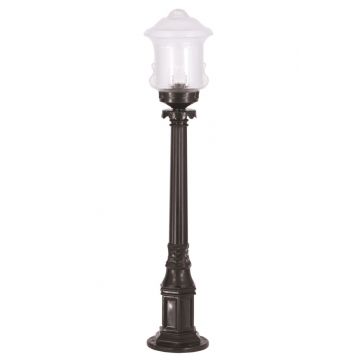 Lampadar de exterior M3B Negru 83x20 cm