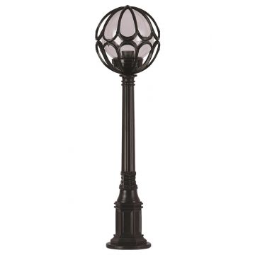 Lampadar de exterior M3B Negru 95x23 cm