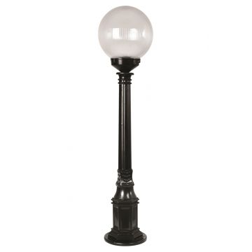 Lampadar de exterior M4B Negru 90x25 cm