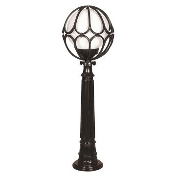 Lampadar de exterior M8BOP Negru 100x30 cm