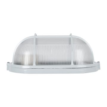 Lampa BAT Grila Transparent 1xE27 max. 100W Alb